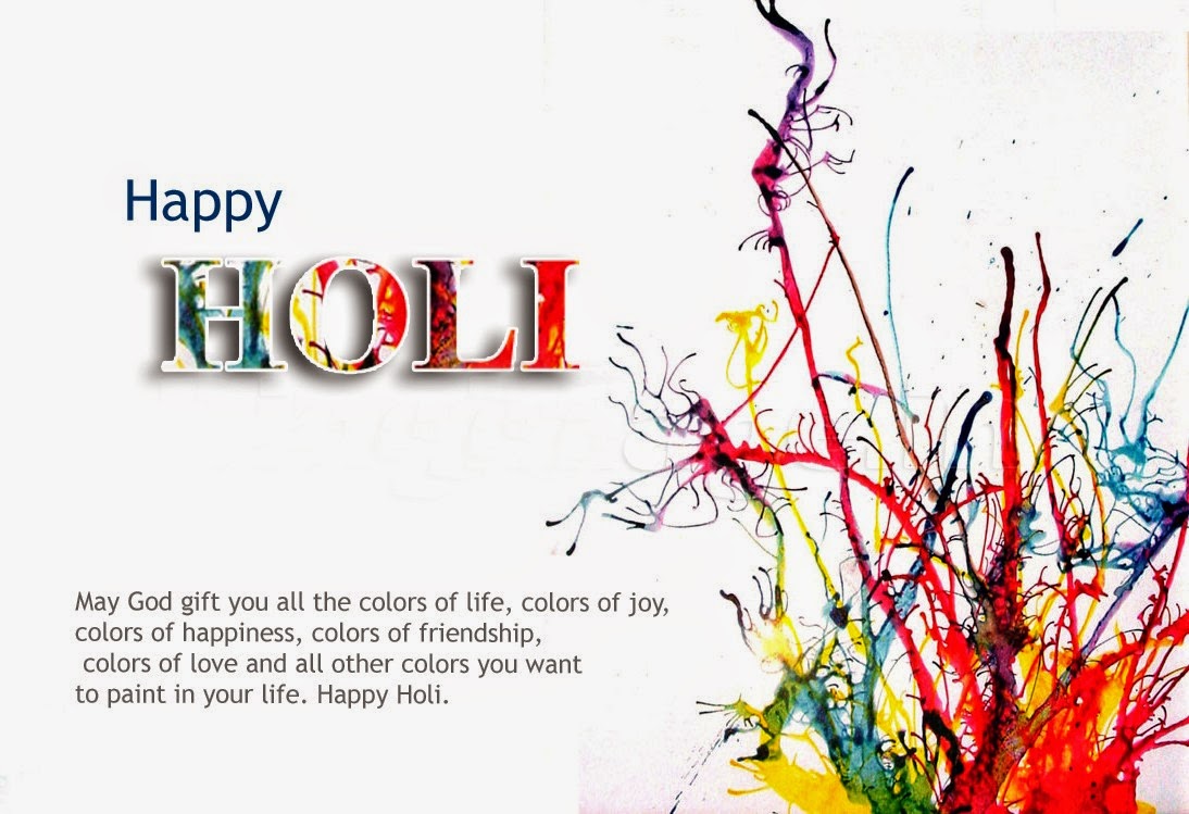 Happy holi greetings to employees